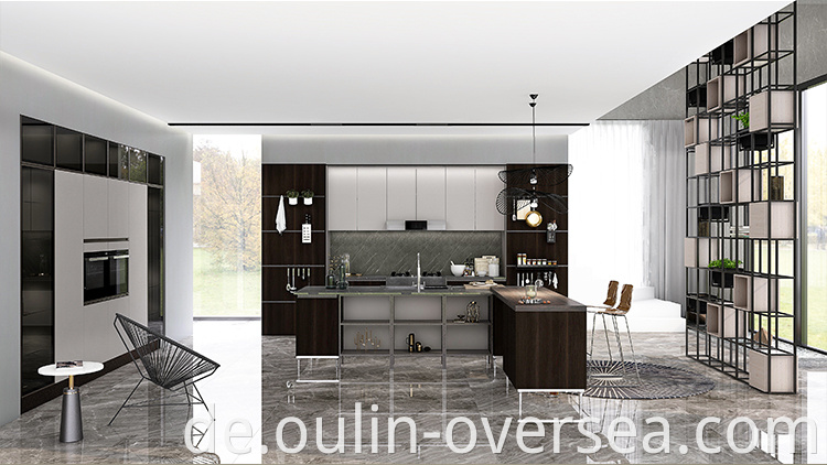 Modern fashion light luxury kitchen cabinet